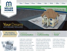 Tablet Screenshot of millerhomesnj.com